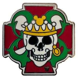 Disney Pin Trading Pirate Skull Collection 2007 Hidden Mickey King Crown PP51733